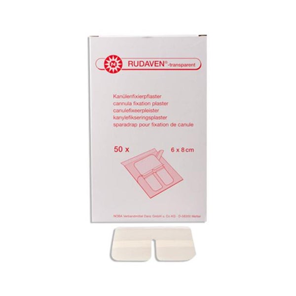 NOBA Rudaven transparent Venenpflaster 50 Stück 6 x 8 cm 50 St