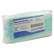 Mundschutz M.gummiband grün 50 St