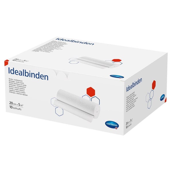Hartmann Idealbinden ohne Verbandklammer 10 Stück - 20 cm x 5 m / Packung = 10 Stück, lose 10 St