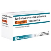 EZETIMIB/Atorvastatin-ratiopharm 10 mg/20 mg FTA 100 St