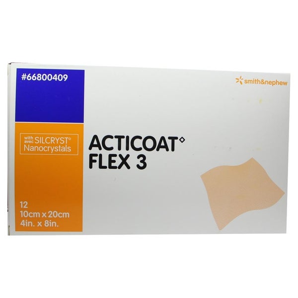 Acticoat Flex 3 10x20 cm Verband 12 St