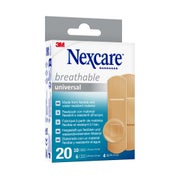 Nexcare breathable universal Pflaster, 3 Größen gemischt 20 St
