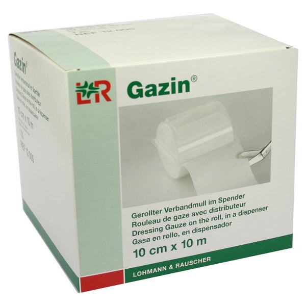 Gazin Verbandmull 10 cmx10 m 8fach 1 St