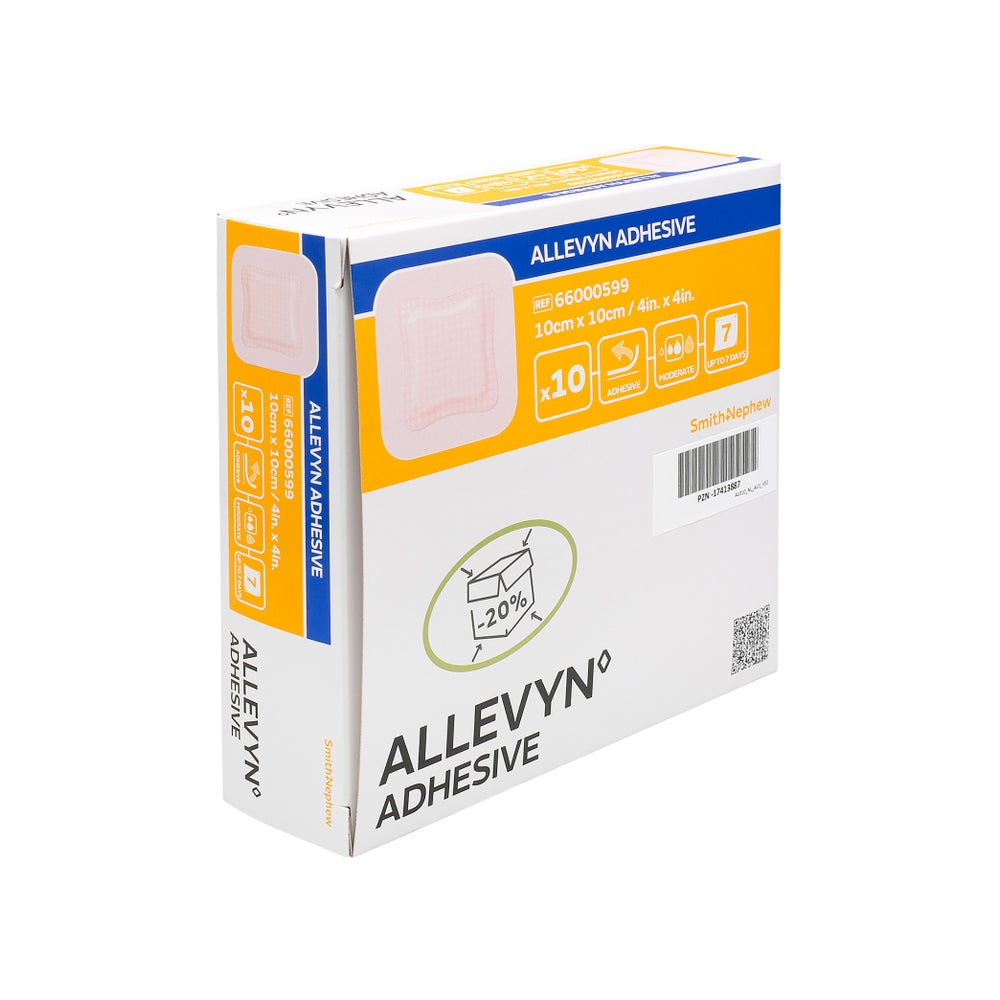Allevyn Adhesive 10x10 cm haftende Wunda 10 St