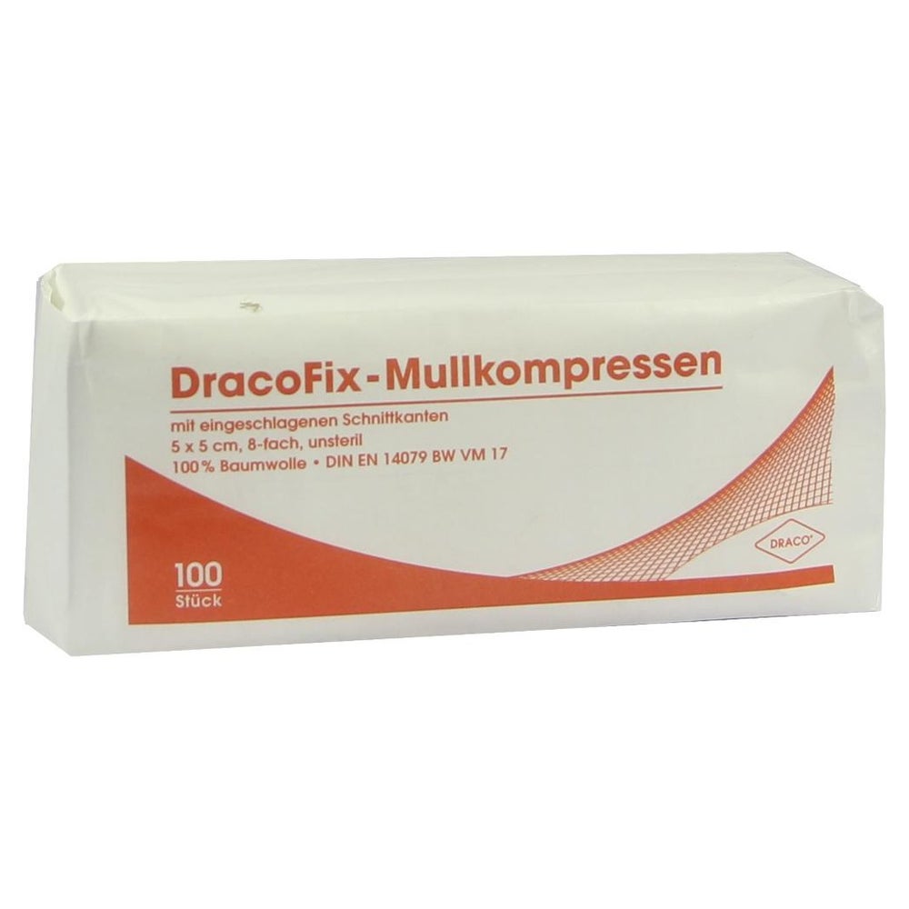 Dracofix Op-kompressen Unsteril 5x5cm 8fach 100 St