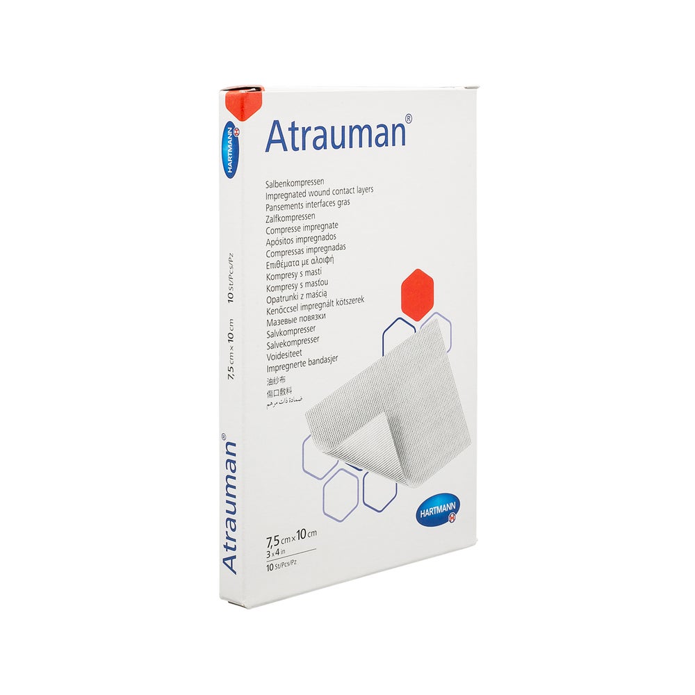 Atrauman 7,5x10 cm steril Kompressen 10 St