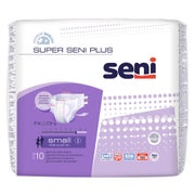 Super seni Plus Small Inkontinenzhosen, Unisex, 10er Pack, 55 - 80 cm, 2100 ml 8X10 St
