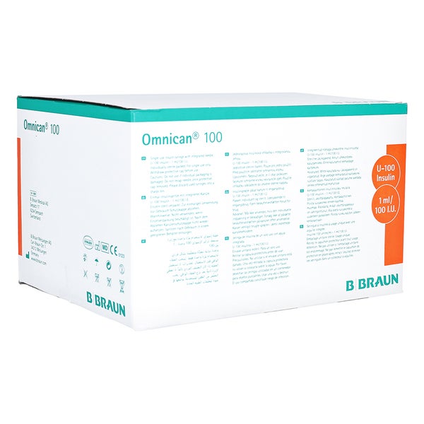 Omnican Insulinspr.1 ml U100 m.Kan. 100X1 St