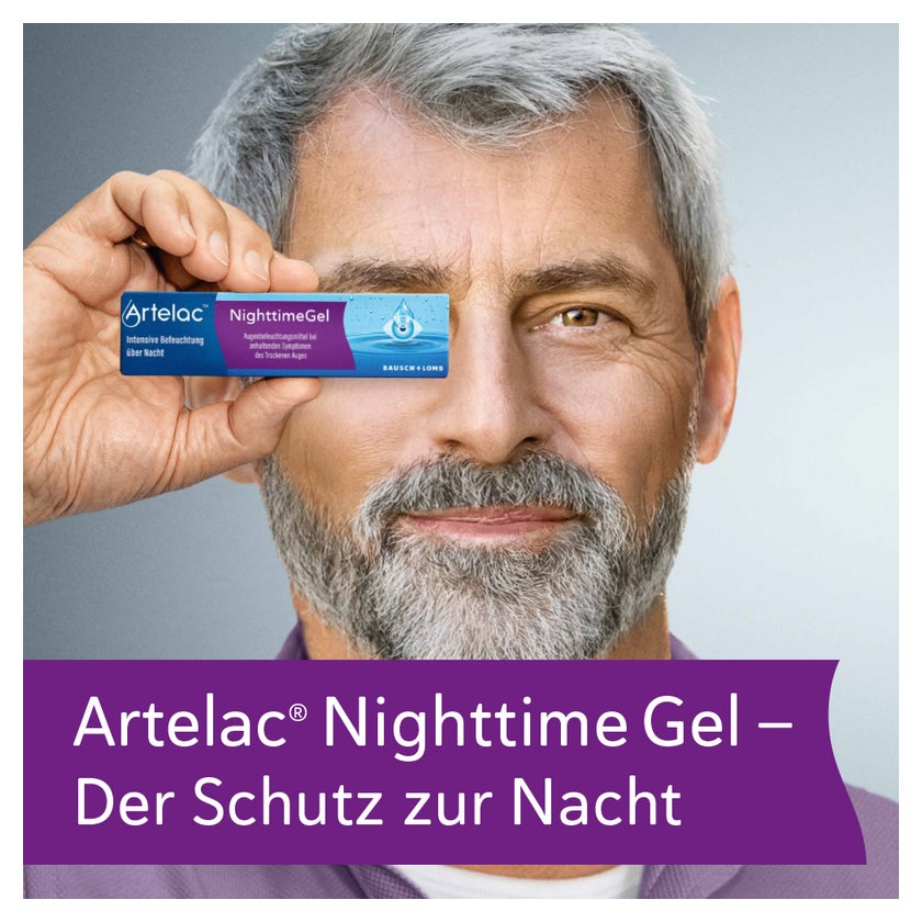 Artelac Nighttime Gel Augengel - Feuchtigkeitspflege zur Nacht 3X10 g