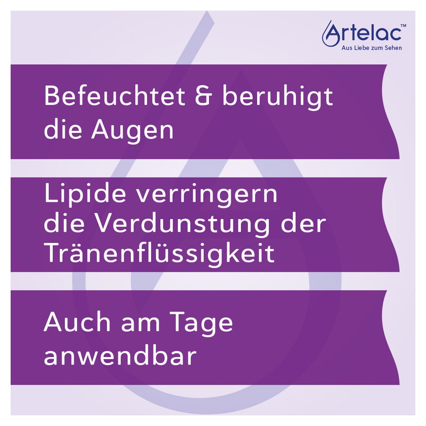 Artelac Nighttime Gel Augengel - Feuchtigkeitspflege zur Nacht 3X10 g