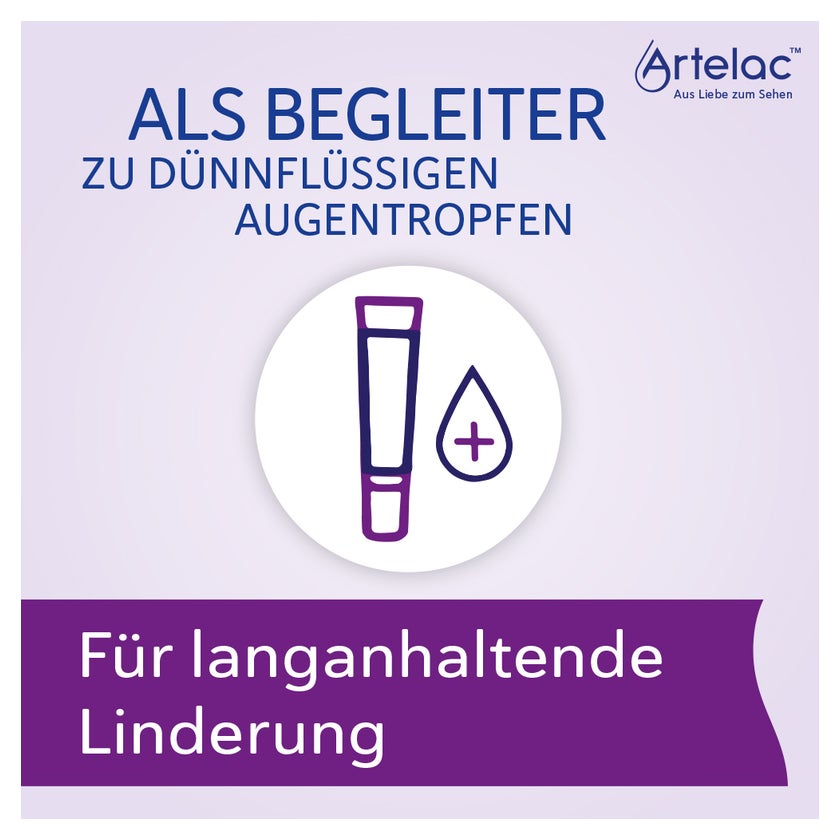 Artelac Nighttime Gel Augengel - Feuchtigkeitspflege zur Nacht 3X10 g