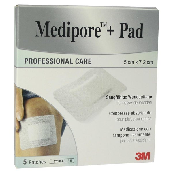 Medipore+pad 3M 5x7,2cm 3562NP Pflaster 5 St