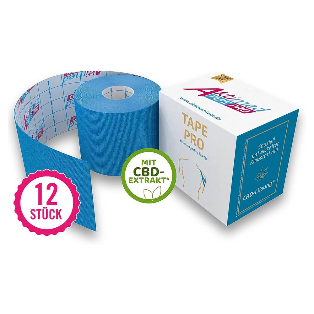 TAPE PRO mit 10% CBD hellblau 12 St
