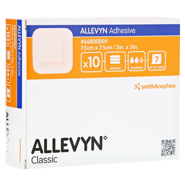 Allevyn Adhesive 7,5x7,5 cm haftende Wun 10 St