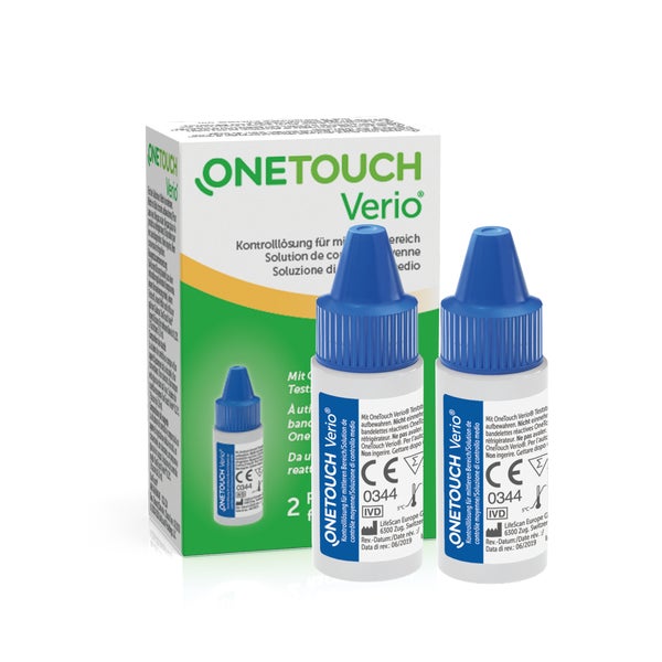ONE Touch Verio Kontrolllösung 2X3,8 ml