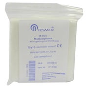 Produktabbildung: Mullkompressen ES 10x10 cm unsteril 8fac 10 St