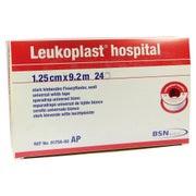 BSN Leukoplast hospital Fixierpflaster - 24 Rollen 1,25 cm x 9,2 m 24 St