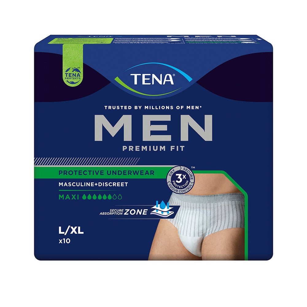 TENA Men Premium Fit Pants Maxi L/XL, 10 Stück 10 St