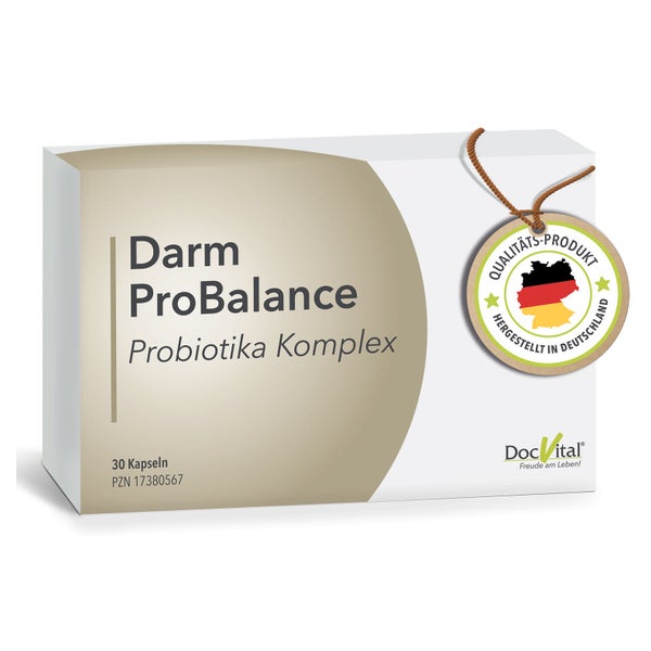 DocVital® Probiotika Darmflora Komplex – 16 Stämme 9 Mrd KBE 30 St