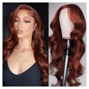 Perücke Echthaar Lace Front Body Wave Kleberlos Babyhaar 60 1 St