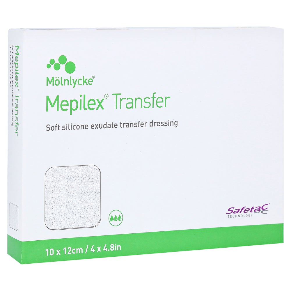 Mepilex Transfer Schaumverband 10x12 cm 5 St