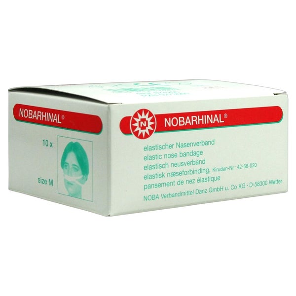 NOBA Nobarhinal® Nasenverband 10 Stück - mittel 10 St