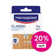 Produktabbildung: Hansaplast Classic Pflaster 8cm x1 m 1 St