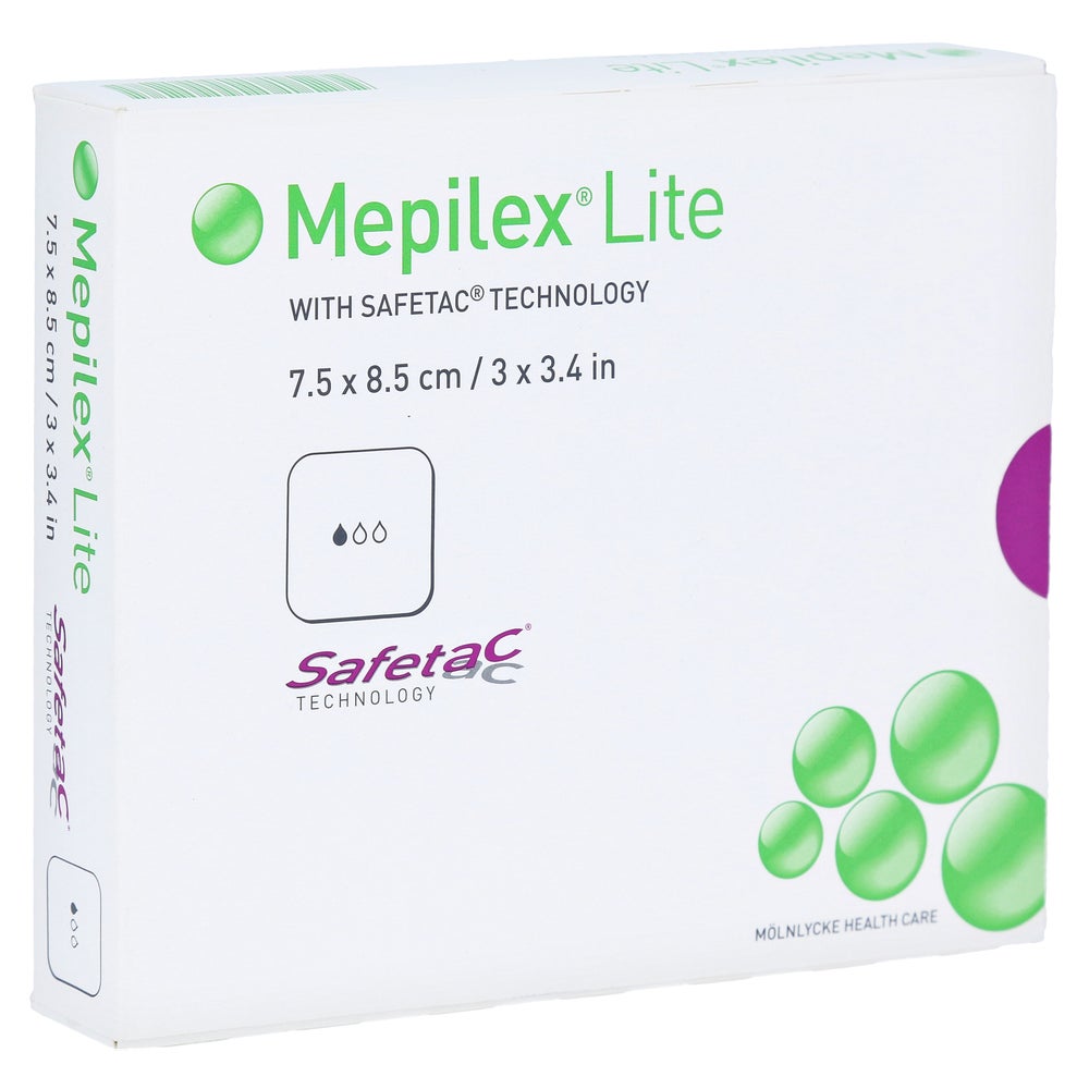 Mepilex Lite Schaumverband 7,5x8,5 cm st 5 St