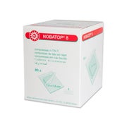 Produktabbildung: NOBA Nobatop 8 sterile Vliesstoffkompressen 4 - fach 50 x 2 Stück - 7,5 x 7,5 cm 50X2 St