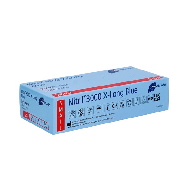 Nitril® 3000 X-Long Nitrilhandschuhe extralang 100 St