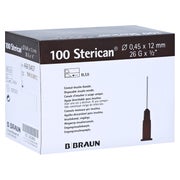 Sterican Ins.einm.kan.26 Gx1/2 0,45x12 m 100 St