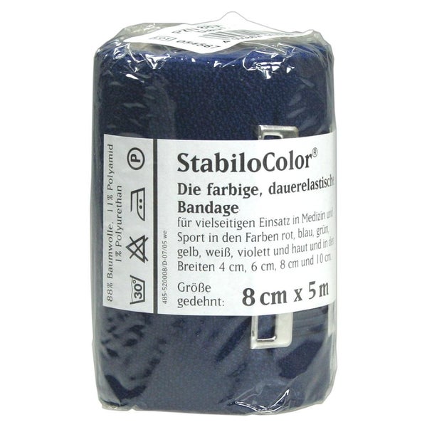 BORT Stabilocolor Binde 8 cm blau 1 St