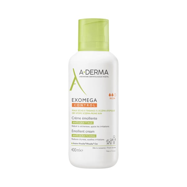 A-Derma EXOMEGA Control Rückfettende Creme 400 ml