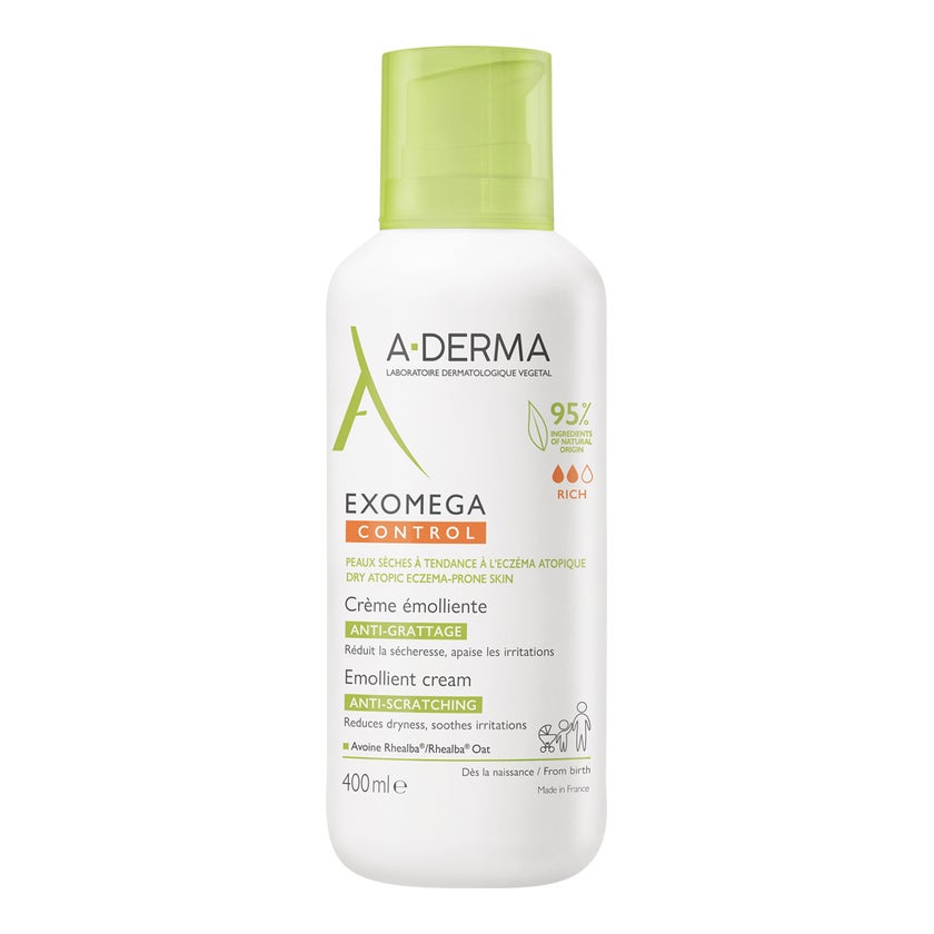 A-Derma EXOMEGA Control Rückfettende Creme 400 ml online kaufen | DocMorris