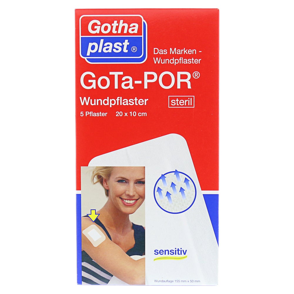 Gota-por Wundpflaster Steril 100x200 mm 5 St