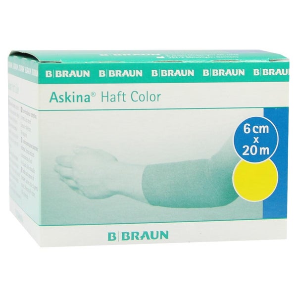 Askina Haftbinde Color 6 cmx20 m gelb 1 St