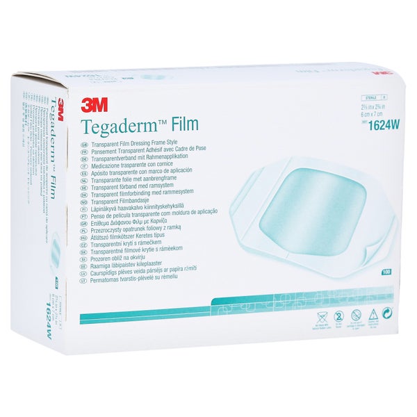 Tegaderm 3M Film 6x7 cm 1624W 100 St