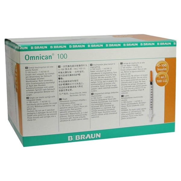 Omnican Insulinspr.1 ml U100 m.Kan.0,30x 100X1 St