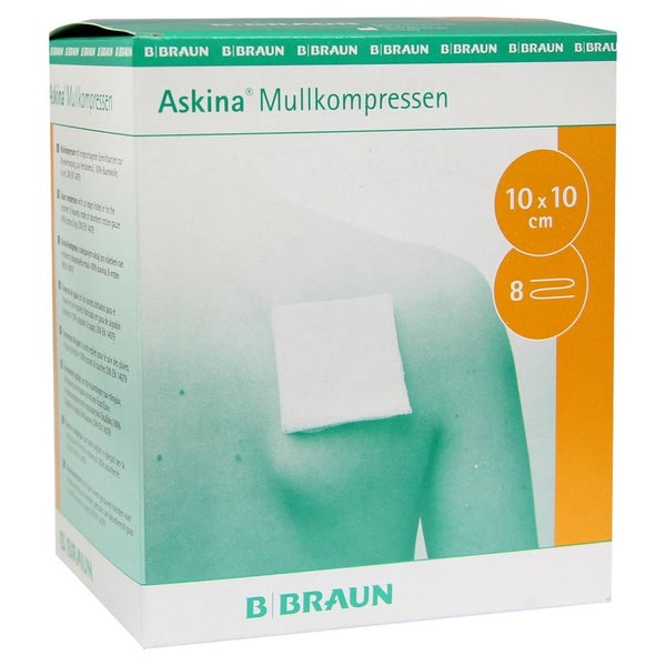 Askina Mullkompressen 10x10cm steril 25X2 St