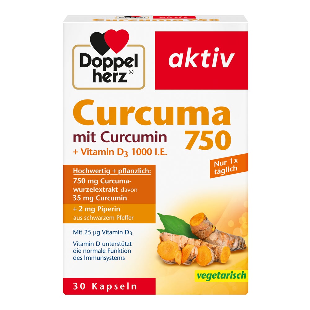 Doppelherz Curcuma 750 30 St