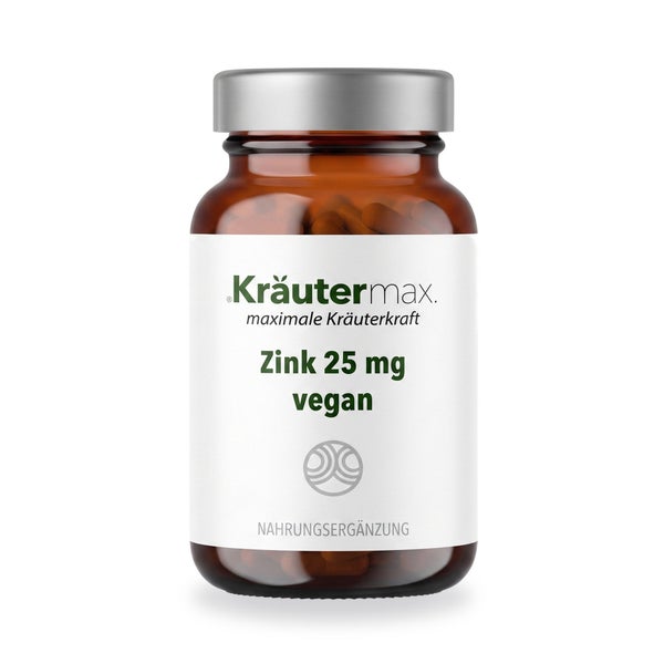 Zink 25 Mg Vegan Kapseln 60 St