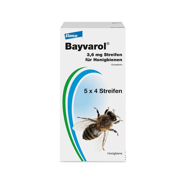 Bayvarol 3,6 mg Streifen f.Honigbienen 5X4 St