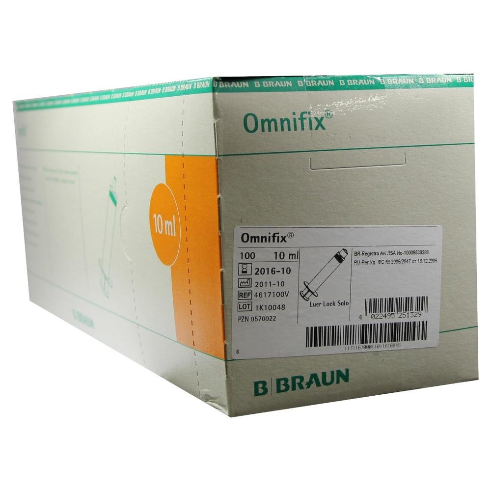 B. Braun Omnifix Spritze Luer Lock Solo 10 ml