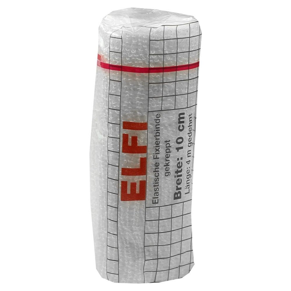 Dracoelfi Elastische Fixierbinde 10 cm x 4 m gekreppt 1 St