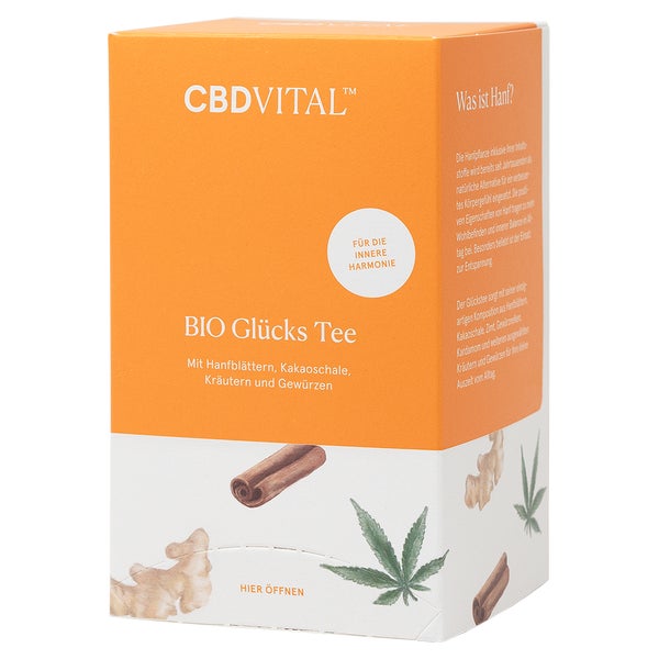 CBD VITAL Bio Glücks Tee | Der Glücksbringer in der Tasse 20 St