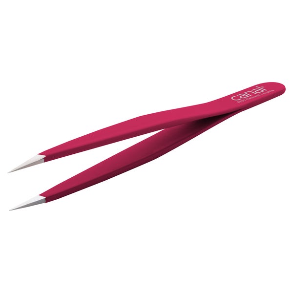 Splitterpinzette, fuchsia, rostfrei , 9 cm 1 St