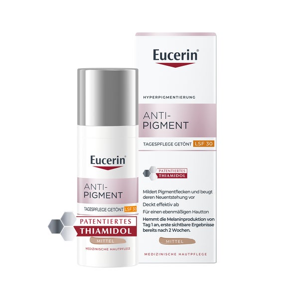 Eucerin Anti-pigment Tag getönt mittel L 50 ml