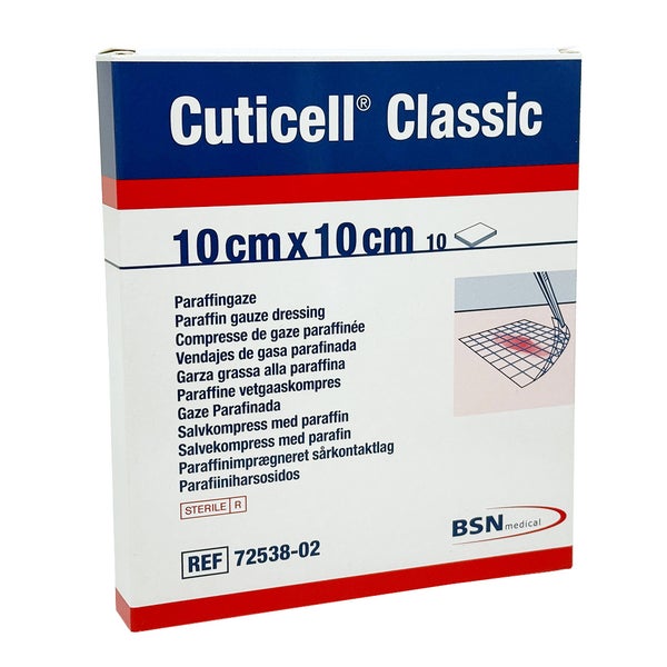 Cuticell Classic Wundgaze 10x10 cm 10 St
