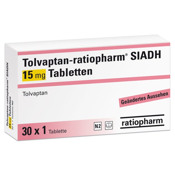 TOLVAPTAN-ratiopharm SIADH 15 mg Tabletten 30 St