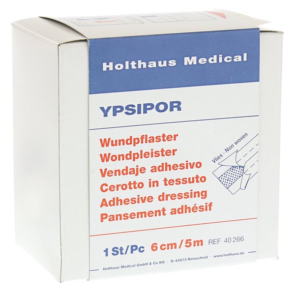 Holthaus Medical YPSIPOR Wundpflaster elastisch 6 cm x 5 m 1 St